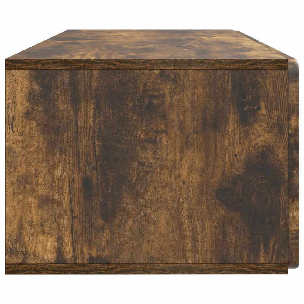 TV staliukas Sieninė TV spintelė 98 x 41 x 30 cm Dūminio ąžuolo