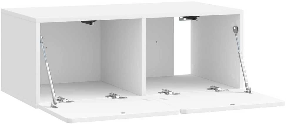 TV staliukas Sieninė TV spintelė 78,5 x 41 x 30 cm Itin blizgi balta