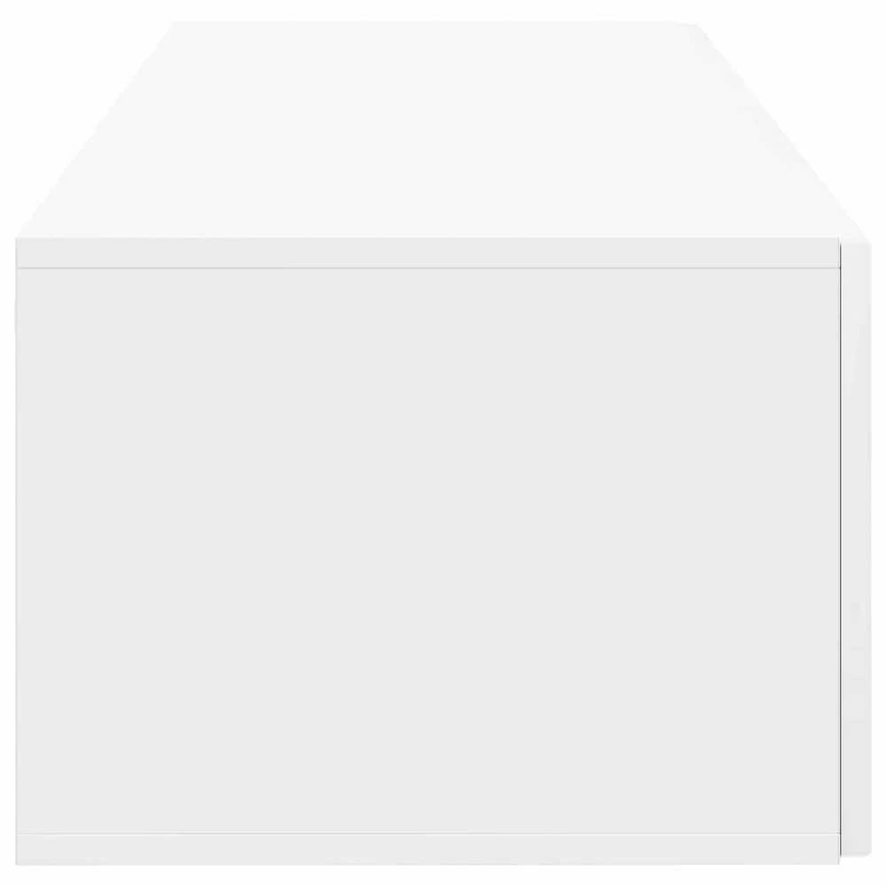 TV staliukas Sieninė TV spintelė 98 x 41 x 30 cm Itin blizgi balta