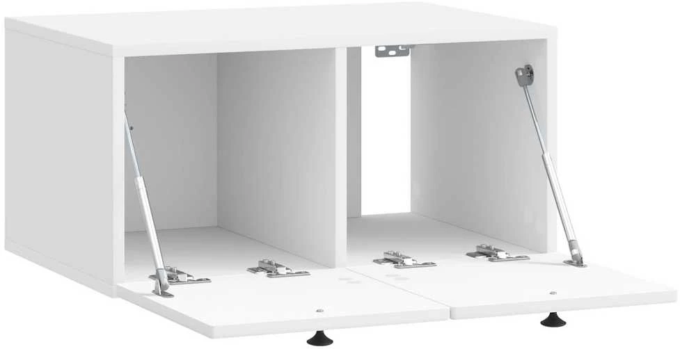 Sieninė TV spintelė Itin blizgi balta 59,5 x 41 x 30 cm
