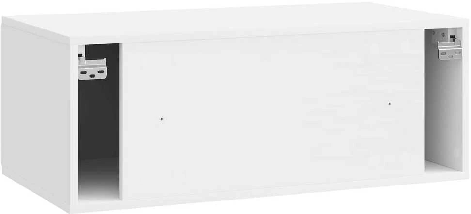 TV staliukas Sieninė TV spintelė 78,5 x 41 x 30 cm Itin blizgi balta