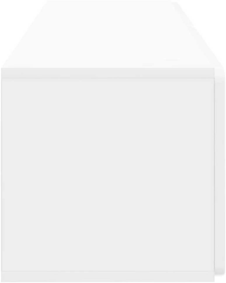 TV staliukas Sieninė TV spintelė 98 x 31 x 30 cm Itin blizgi balta