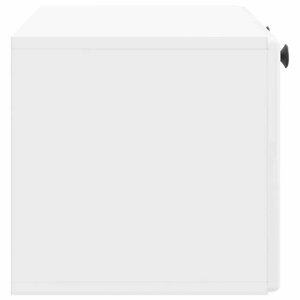 TV staliukas Sieninė TV spintelė 78,5 x 31 x 30 cm Itin blizgi balta