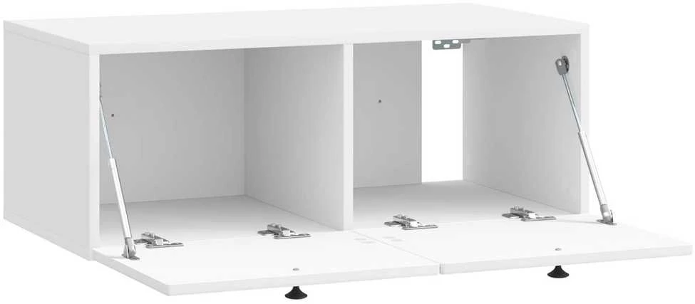 TV staliukas Sieninė TV spintelė Itin blizgi balta 78,5 x 41 x 30 cm