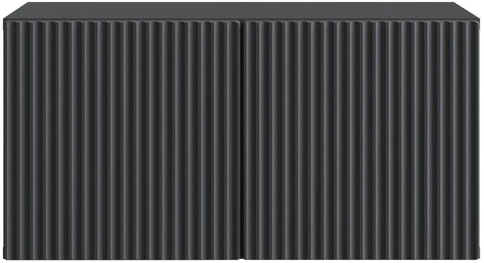 TV staliukas Sieninė TV spintelė 59,5 x 31 x 30 cm Juoda Apdirbta mediena