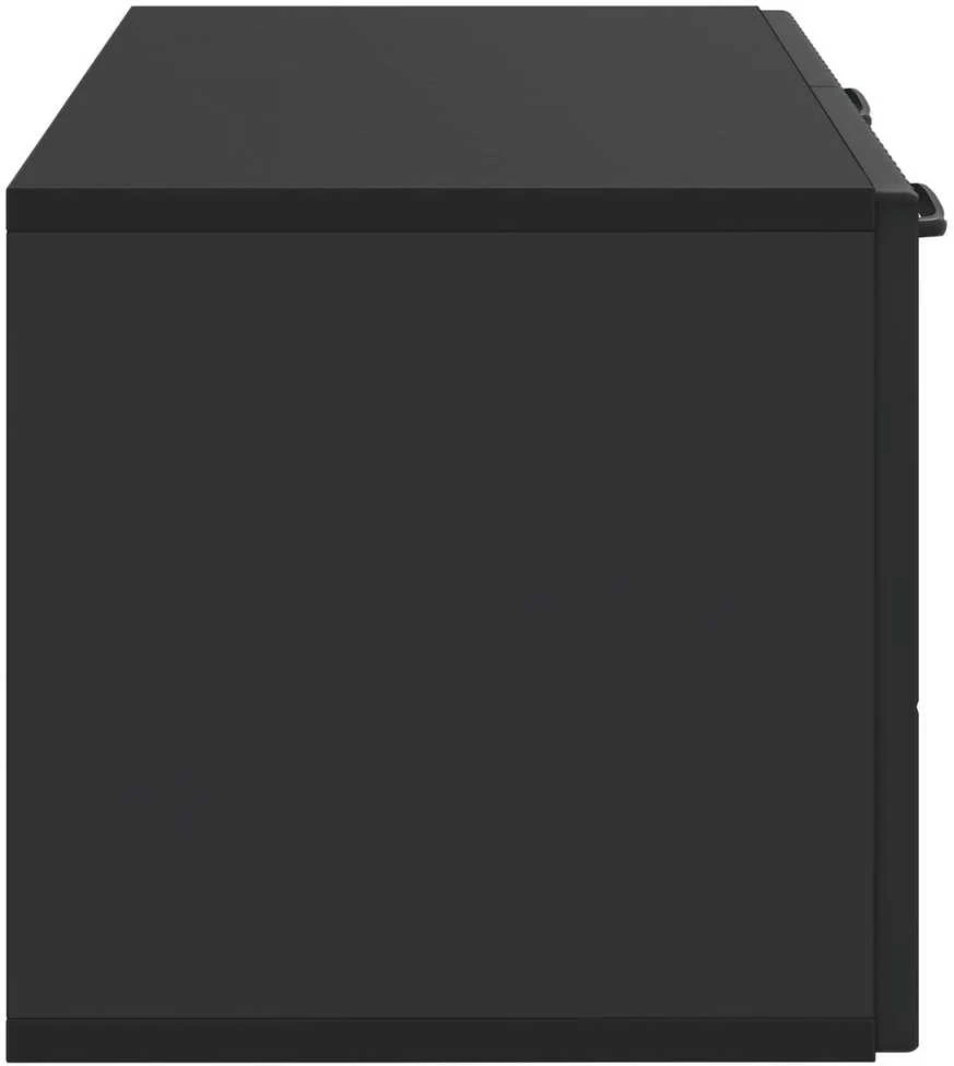 TV staliukas Sieninė TV spintelė Juoda 59,5 x 31 x 30 cm Apdirbta mediena