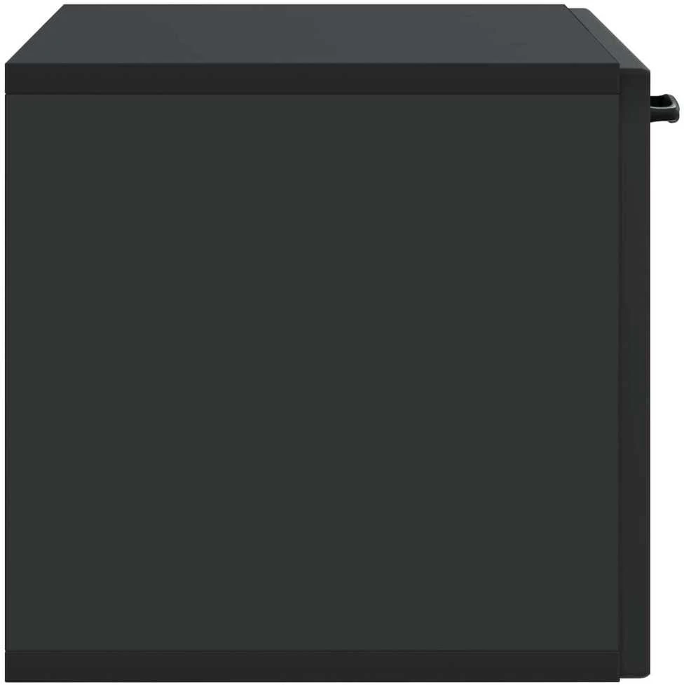 TV staliukas Sieninė TV spintelė Juoda 59,5 x 31 x 30 cm Apdirbta mediena