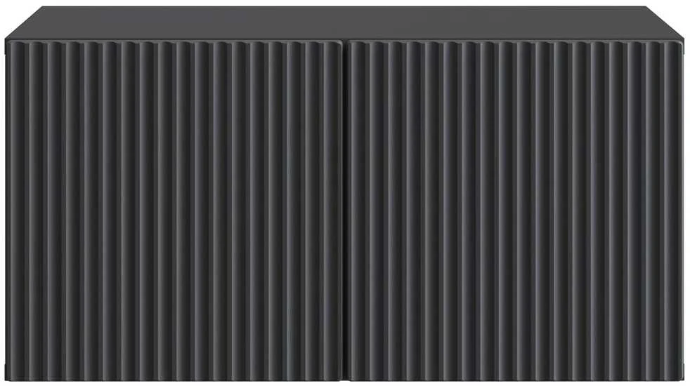 TV staliukas Sieninė TV spintelė 59,5 x 41 x 30 cm Juoda Apdirbta mediena