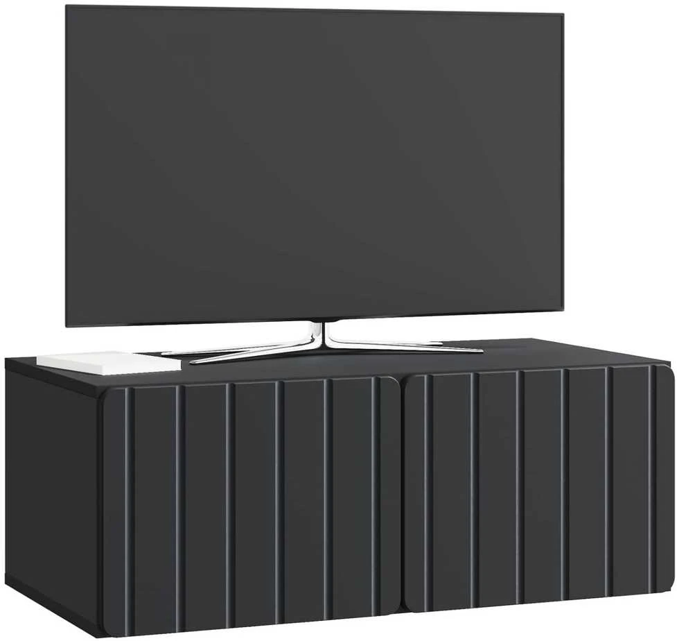 TV staliukas Sieninė TV spintelė 78,5 x 41 x 30 cm Juoda Apdirbta mediena