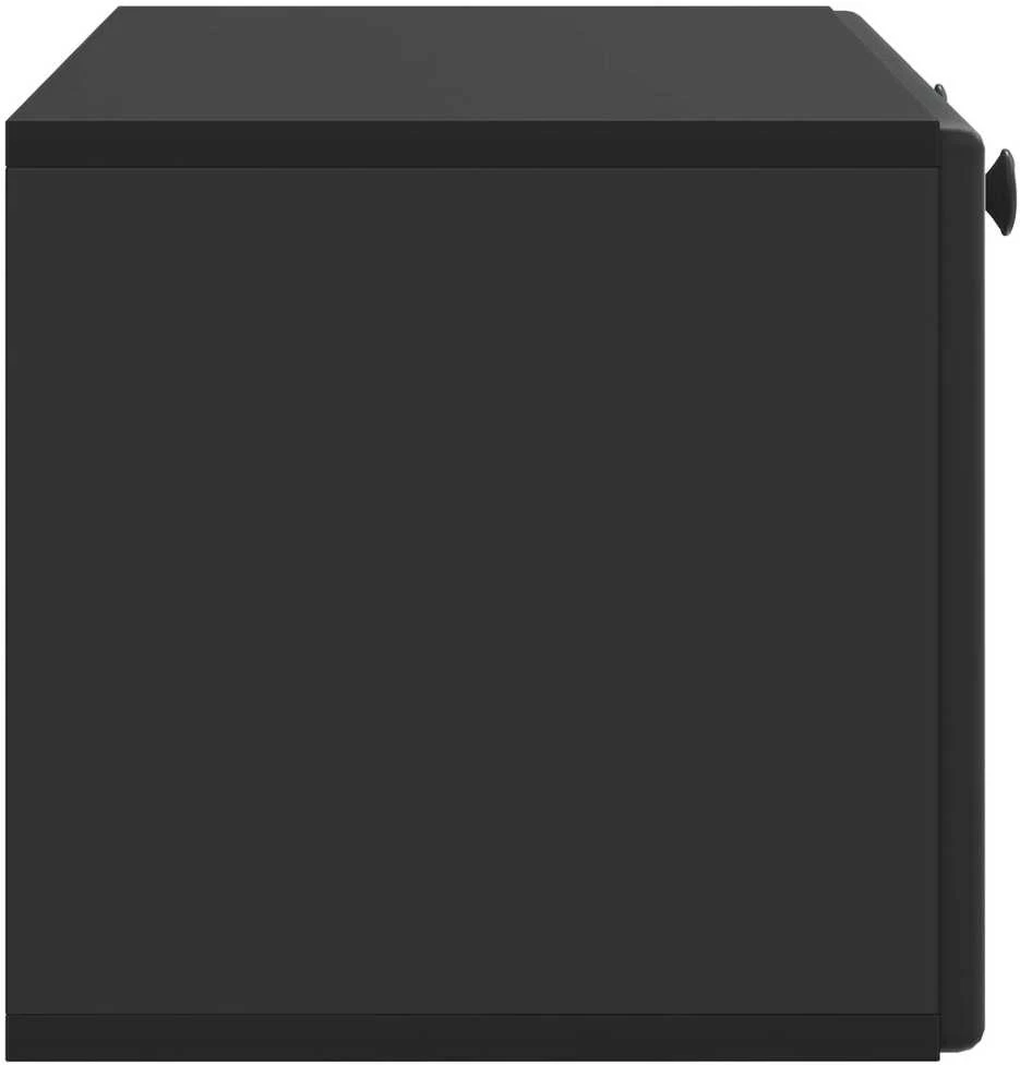 TV staliukas Sieninė TV spintelė 78,5 x 31 x 30 cm Juoda Apdirbta mediena