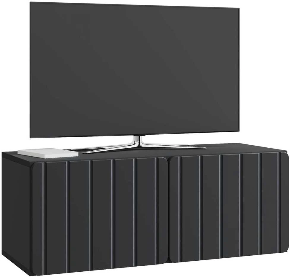 TV staliukas Sieninė TV spintelė 78,5 x 31 x 30 cm Juoda Apdirbta mediena