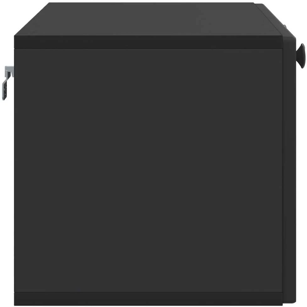 TV staliukas Sieninė TV spintelė Juoda 78,5 x 31 x 30 cm Apdirbta mediena