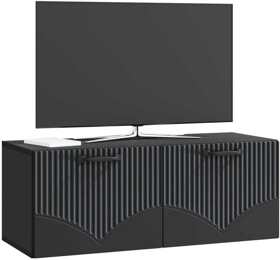 TV staliukas Sieninė TV spintelė Juoda 78,5 x 31 x 30 cm Apdirbta mediena