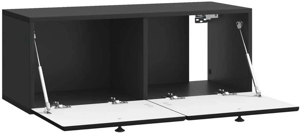 TV staliukas Sieninė TV spintelė 78,5 x 31 x 30 cm Juoda Apdirbta mediena