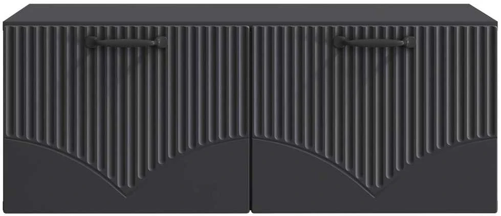TV staliukas Sieninė TV spintelė Juoda 78,5 x 41 x 30 cm Apdirbta mediena