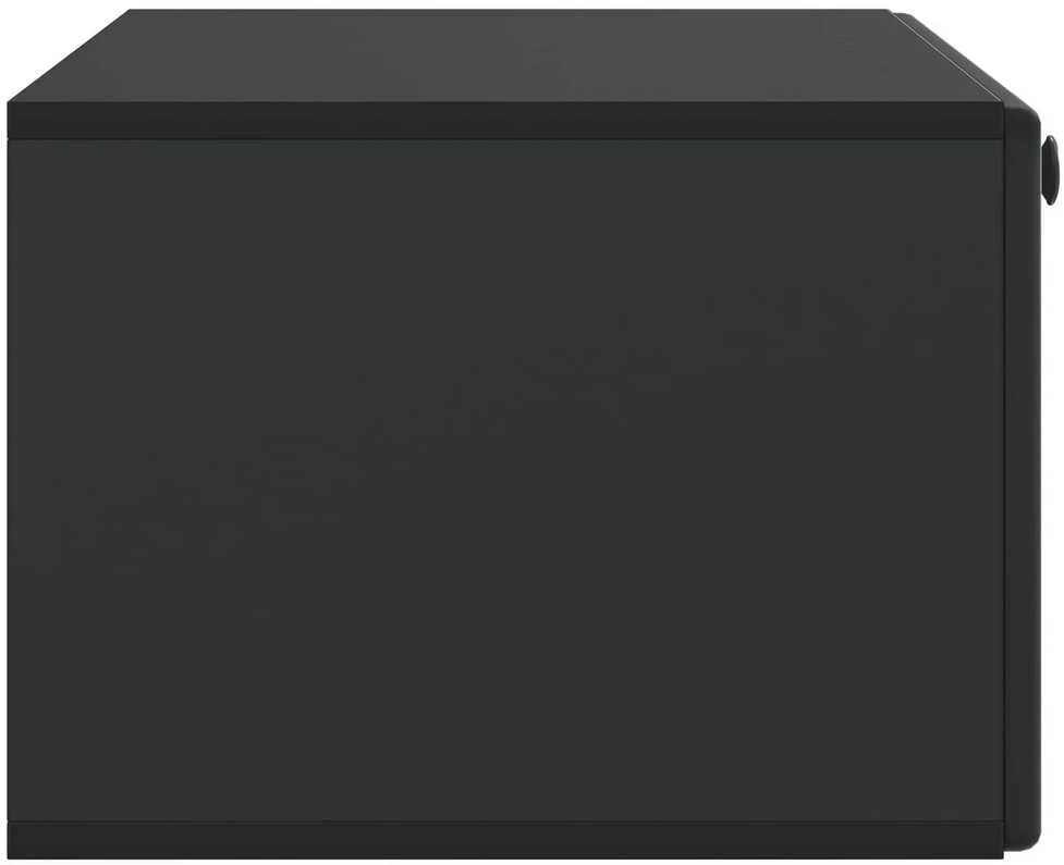 TV staliukas Sieninė TV spintelė 78,5 x 41 x 30 cm Juoda Apdirbta mediena