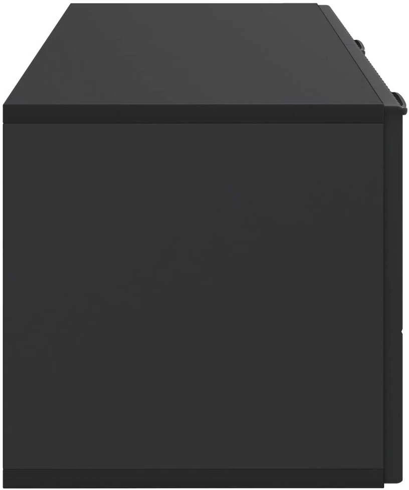 TV staliukas Sieninė TV spintelė Juoda 78,5 x 31 x 30 cm Apdirbta mediena