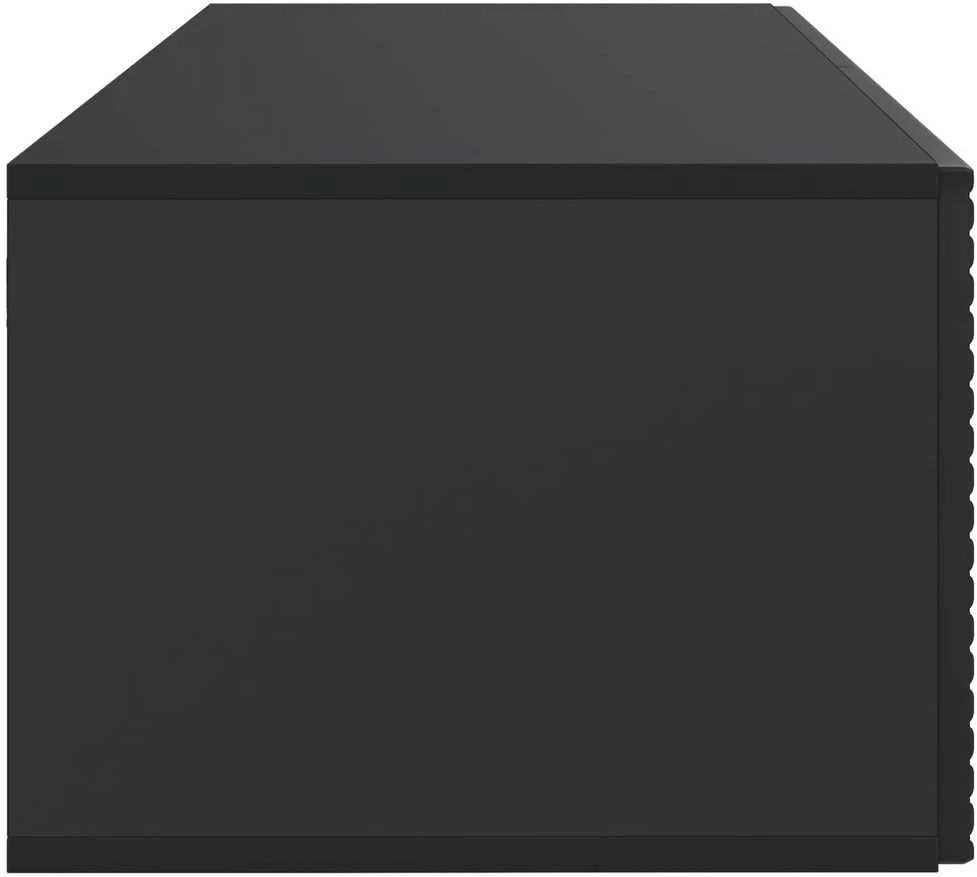 TV staliukas Sieninė TV spintelė Juoda 78,5 x 41 x 30 cm Apdirbta mediena