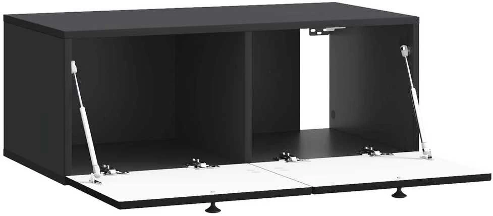 TV staliukas Sieninė TV spintelė Juoda 78,5 x 41 x 30 cm Apdirbta mediena