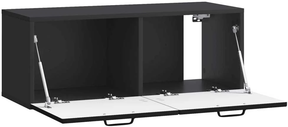 TV staliukas Sieninė TV spintelė Juoda 78,5 x 31 x 30 cm Apdirbta mediena