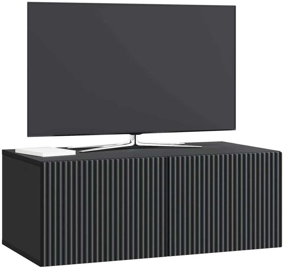 TV staliukas Sieninė TV spintelė 78,5 x 41 x 30 cm Juoda Apdirbta mediena