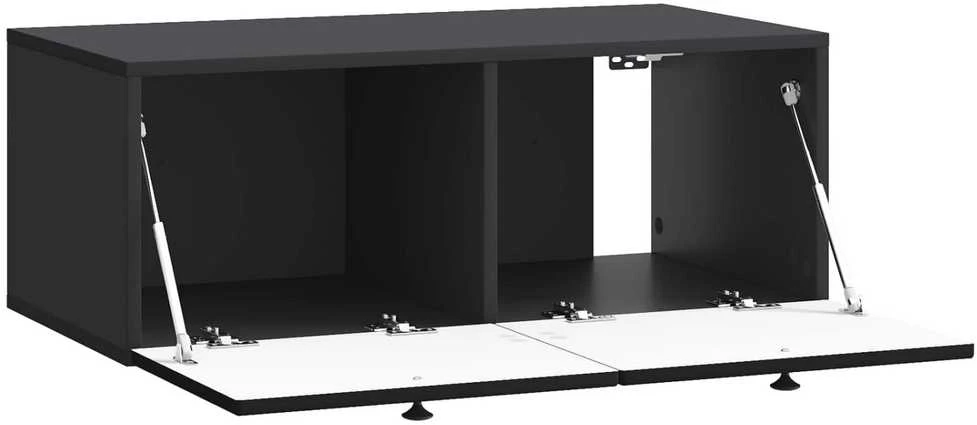 TV staliukas Sieninė TV spintelė Juoda 78,5 x 41 x 30 cm Apdirbta mediena