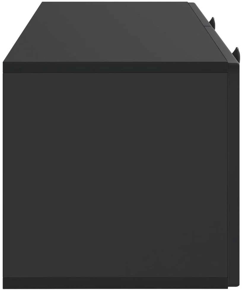 TV staliukas Sieninė TV spintelė Juoda 78,5 x 31 x 30 cm Apdirbta mediena