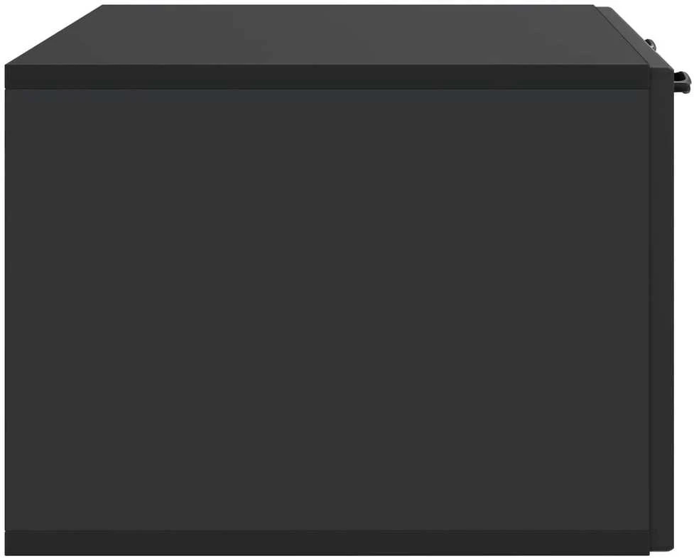 TV staliukas Sieninė TV spintelė Juoda 78,5 x 41 x 30 cm Apdirbta mediena