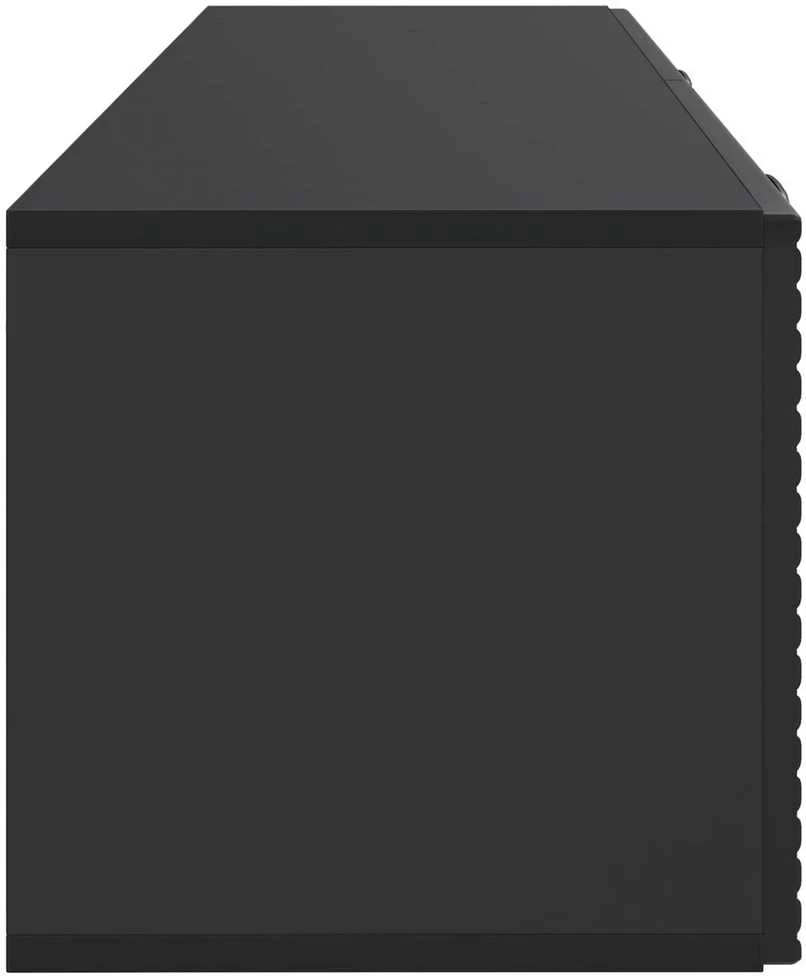 TV staliukas Sieninė TV spintelė Juoda 98 x 31 x 30 cm Apdirbta mediena