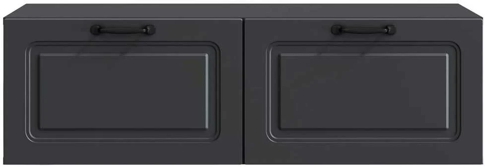 TV staliukas Sieninė TV spintelė Juoda 98 x 41 x 30 cm Apdirbta mediena