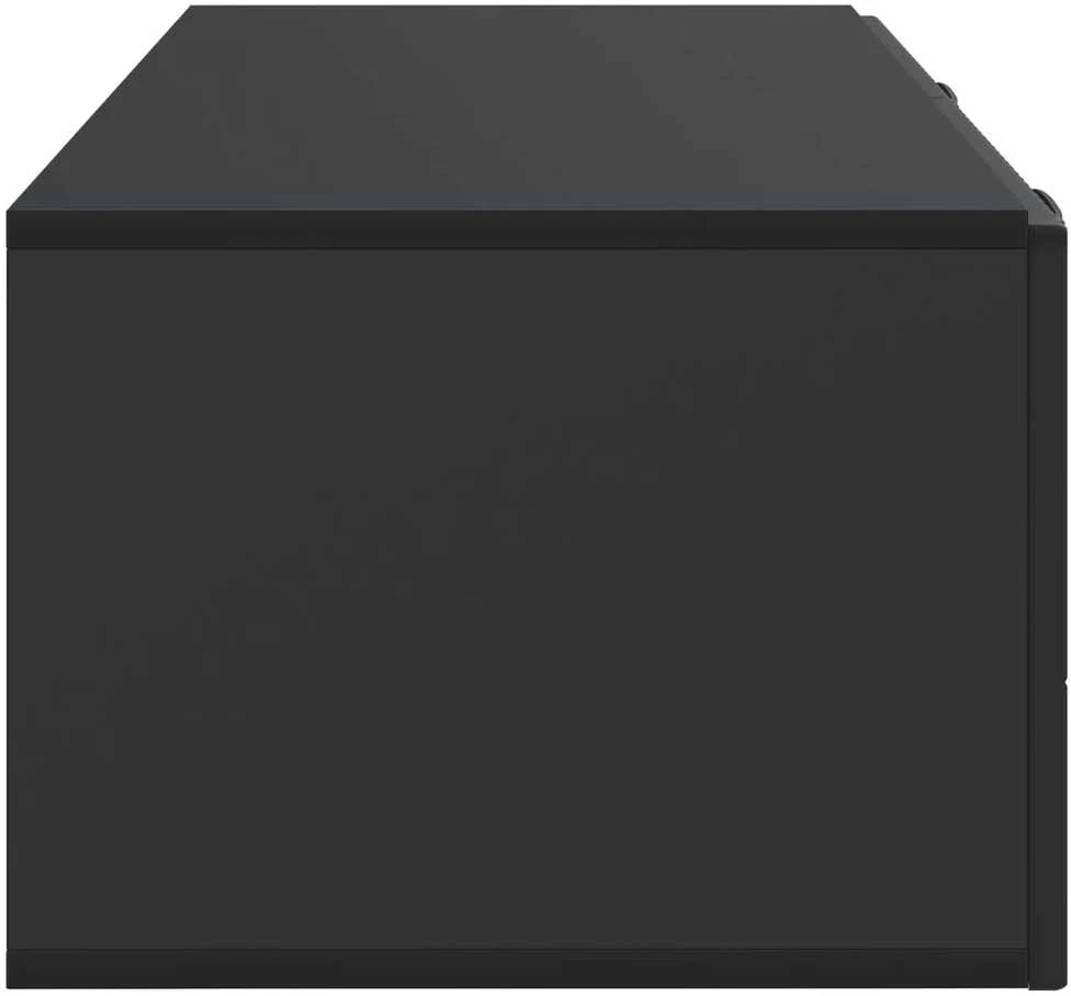 TV staliukas Sieninė TV spintelė 98 x 41 x 30 cm Juoda Apdirbta mediena