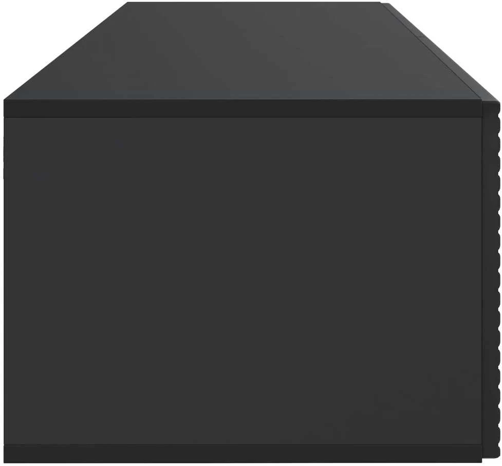 TV staliukas Sieninė TV spintelė Juoda 98 x 41 x 30 cm Apdirbta mediena
