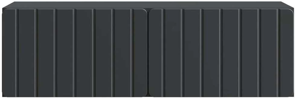 TV staliukas Sieninė TV spintelė 98 x 31 x 30 cm Juoda Apdirbta mediena