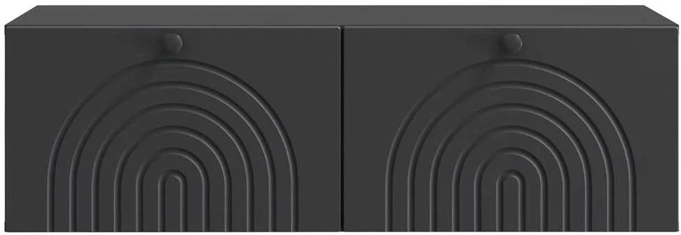 TV staliukas Sieninė TV spintelė Juoda 99 x 41 x 30 cm Apdirbta mediena