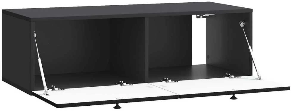TV staliukas Sieninė TV spintelė Juoda 99 x 41 x 30 cm Apdirbta mediena
