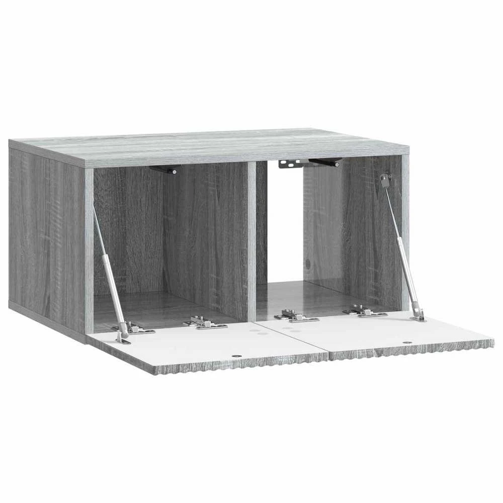 TV staliukas Sieninė TV spintelė 59,5 x 41 x 30 cm Pilka sonoma ąžuolo