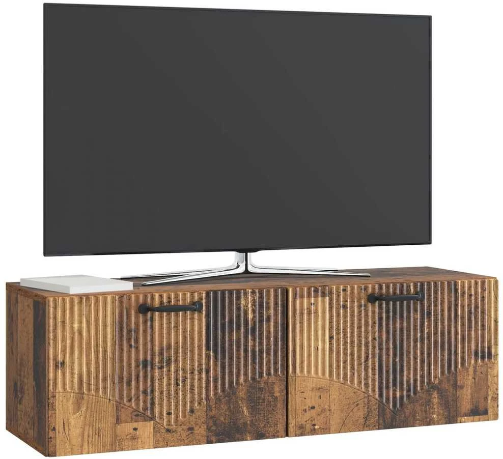 TV staliukas Sieninė TV spintelė Sendintos medienos 98 x 31 x 30 cm