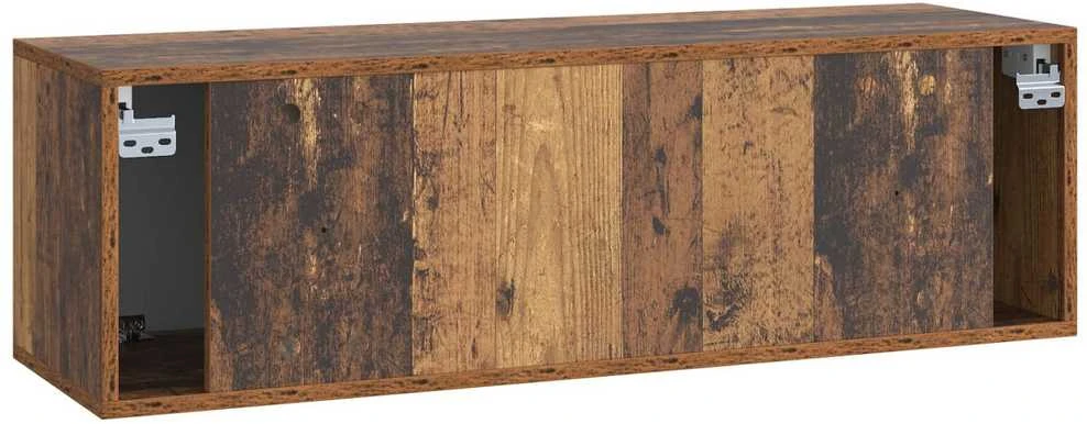 TV staliukas Sieninė TV spintelė Sendintos medienos 98 x 31 x 30 cm
