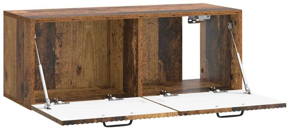 TV staliukas Sieninė TV spintelė Sendintos medienos 78,5 x 31 x 30 cm