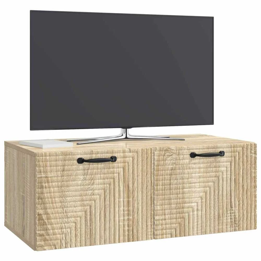 TV staliukas Sieninė TV spintelė Sonoma ąžuolas 78,5 x 41 x 30 cm