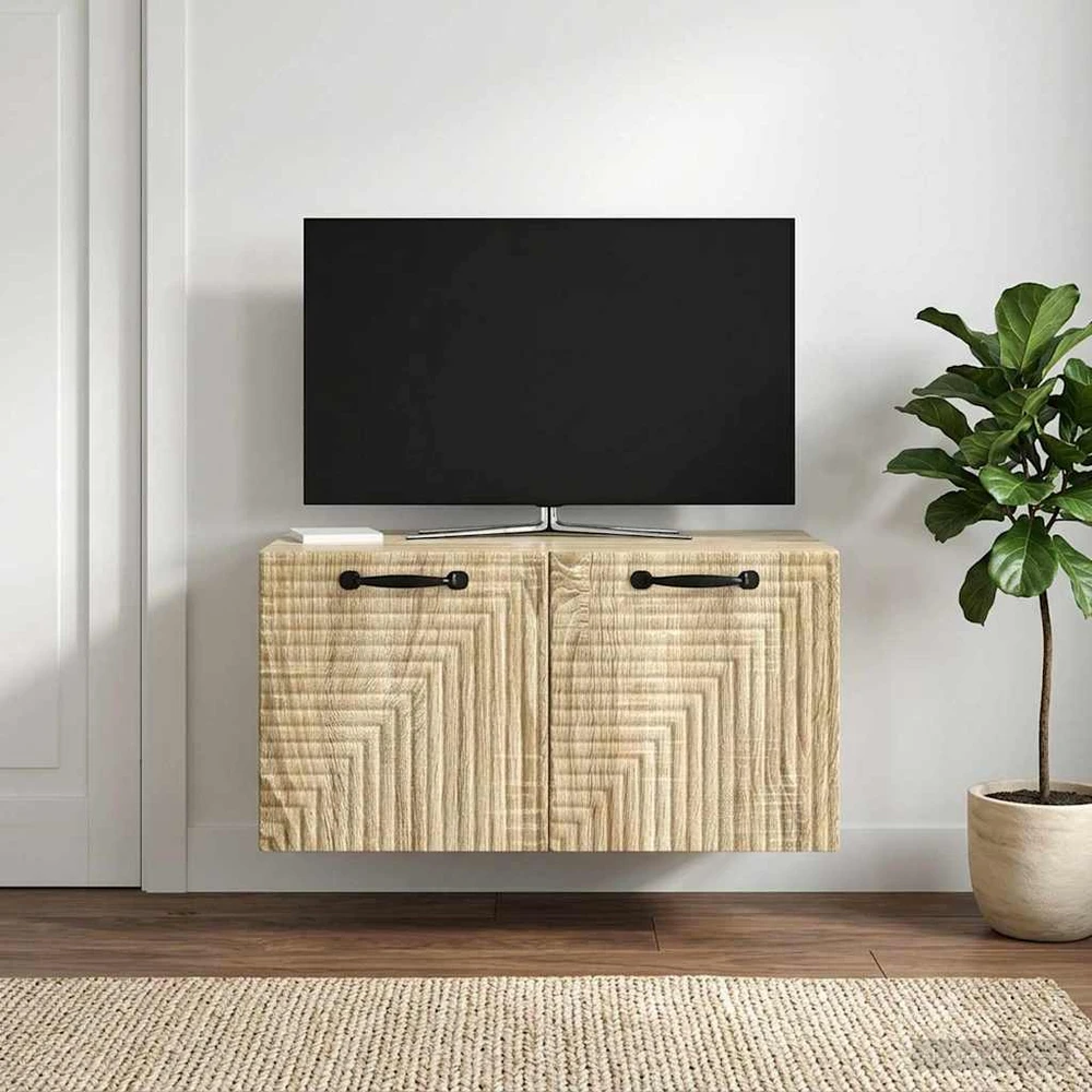 TV staliukas Sieninė TV spintelė Sonoma ąžuolas 59,5 x 41 x 30 cm