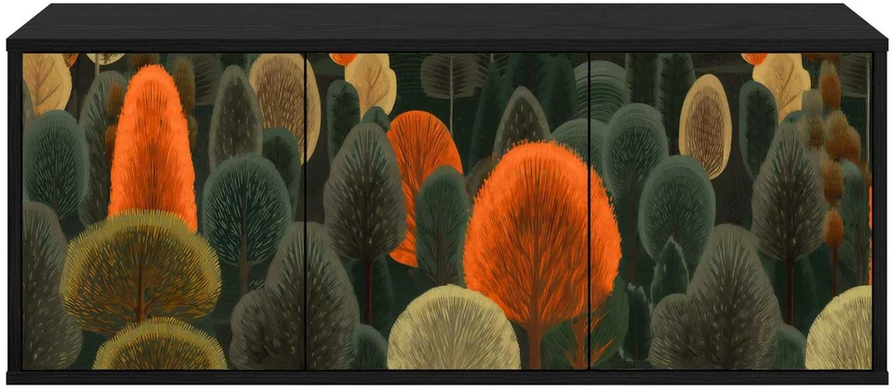 TV staliukas Sieninis televizoriaus stovas ZAANDAM 102 x 33 x 40 cm
