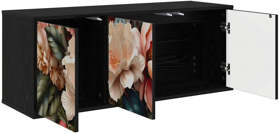 TV staliukas Sieninis televizoriaus stovas BORNE 102 x 33 x 40 cm