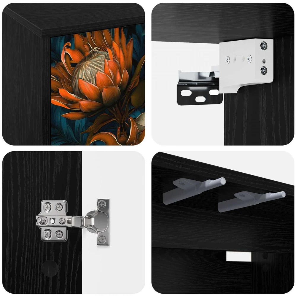 TV staliukas Sieninis televizoriaus stovas LOCHEM 69 x 33 x 40 cm