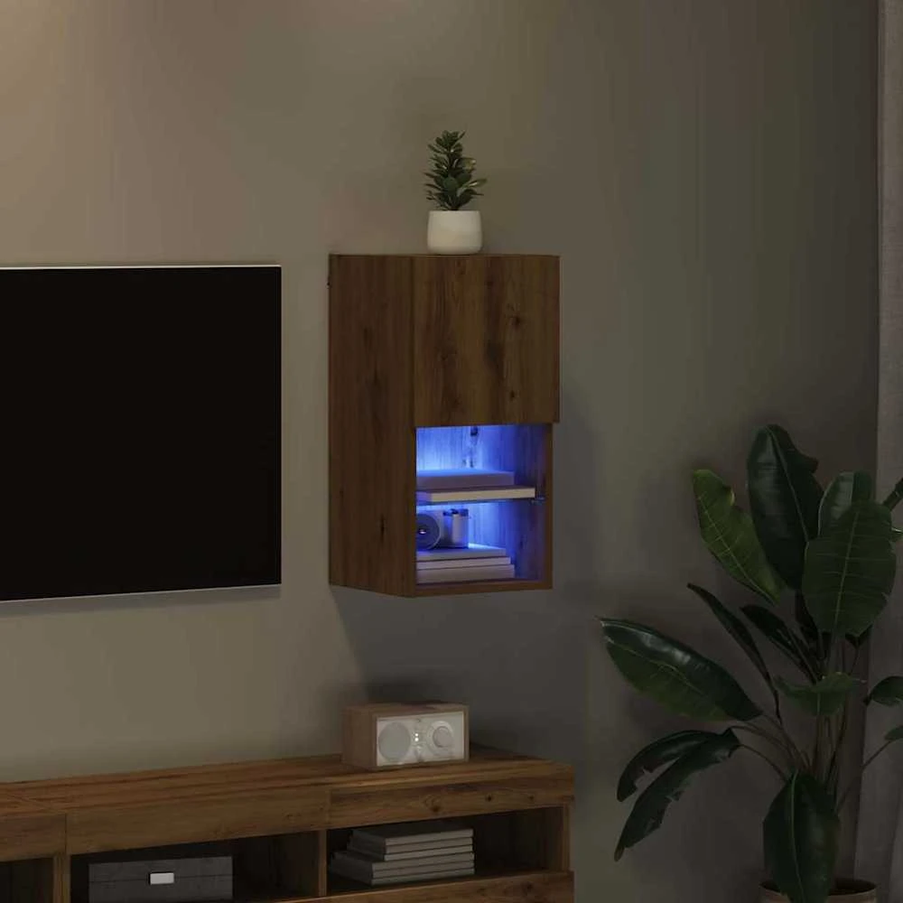 TV staliukas Sieninis televizoriaus stovas 30,5 x 30 x 60 cm