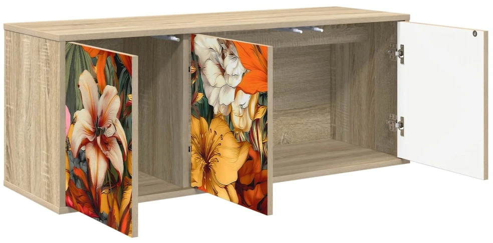 TV staliukas Sieninis televizoriaus stovas GENNEP 102 x 33 x 40 cm