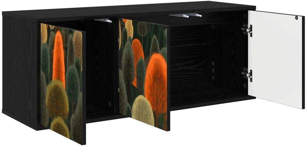 TV staliukas Sieninis televizoriaus stovas ZAANDAM 102 x 33 x 40 cm