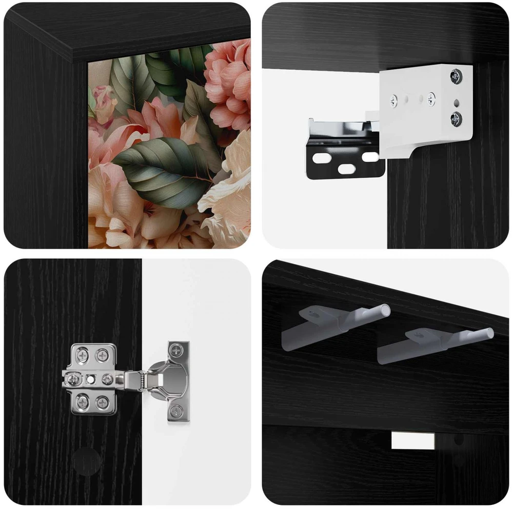TV staliukas Sieninis televizoriaus stovas BORNE 102 x 33 x 40 cm