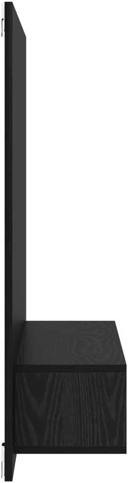 TV staliukas TV spintelių komplektas 120 x 23,5 x 90 cm Juodas ąžuolas