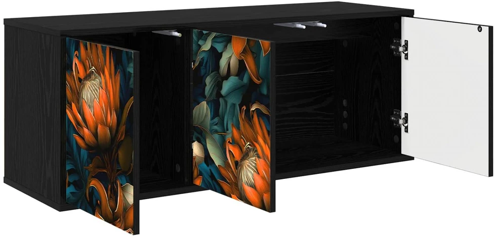 TV staliukas Sieninis televizoriaus stovas LOCHEM 102 x 33 x 40 cm